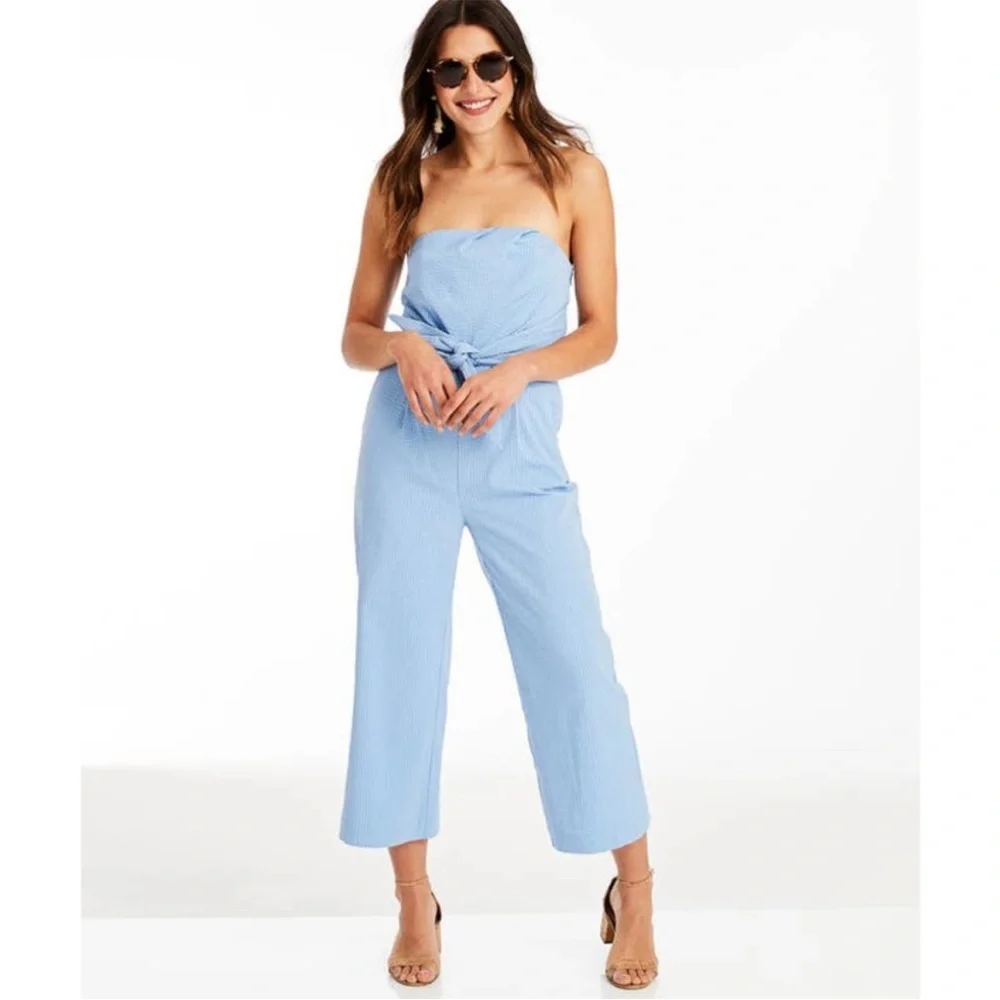 Vineyard Vines Seersucker Jumpsuit - Picture 3 of 16